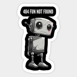 404 Fun Not Found v1 Sticker